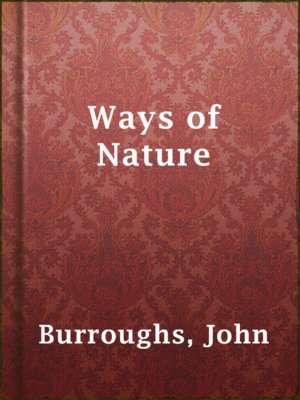 Ways of Nature - ebook